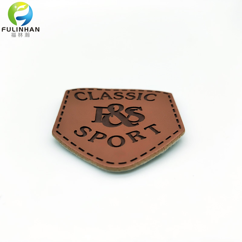 custom leather badges