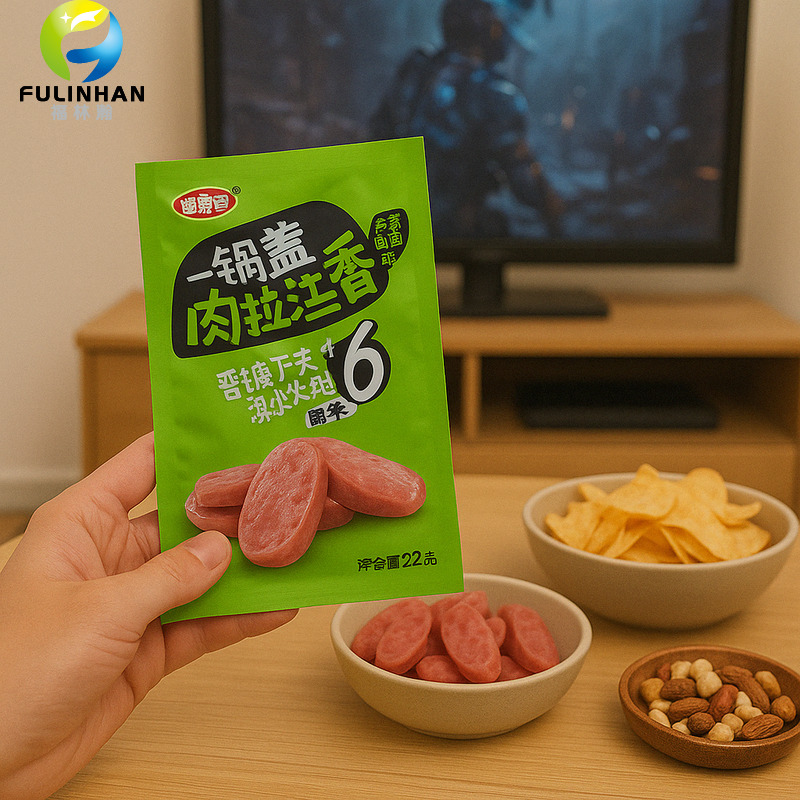 Plastic food packaging pouch