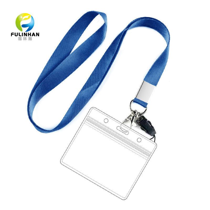 Custom Clear PVC Badge Holder with Lanyards | ID Card Holders